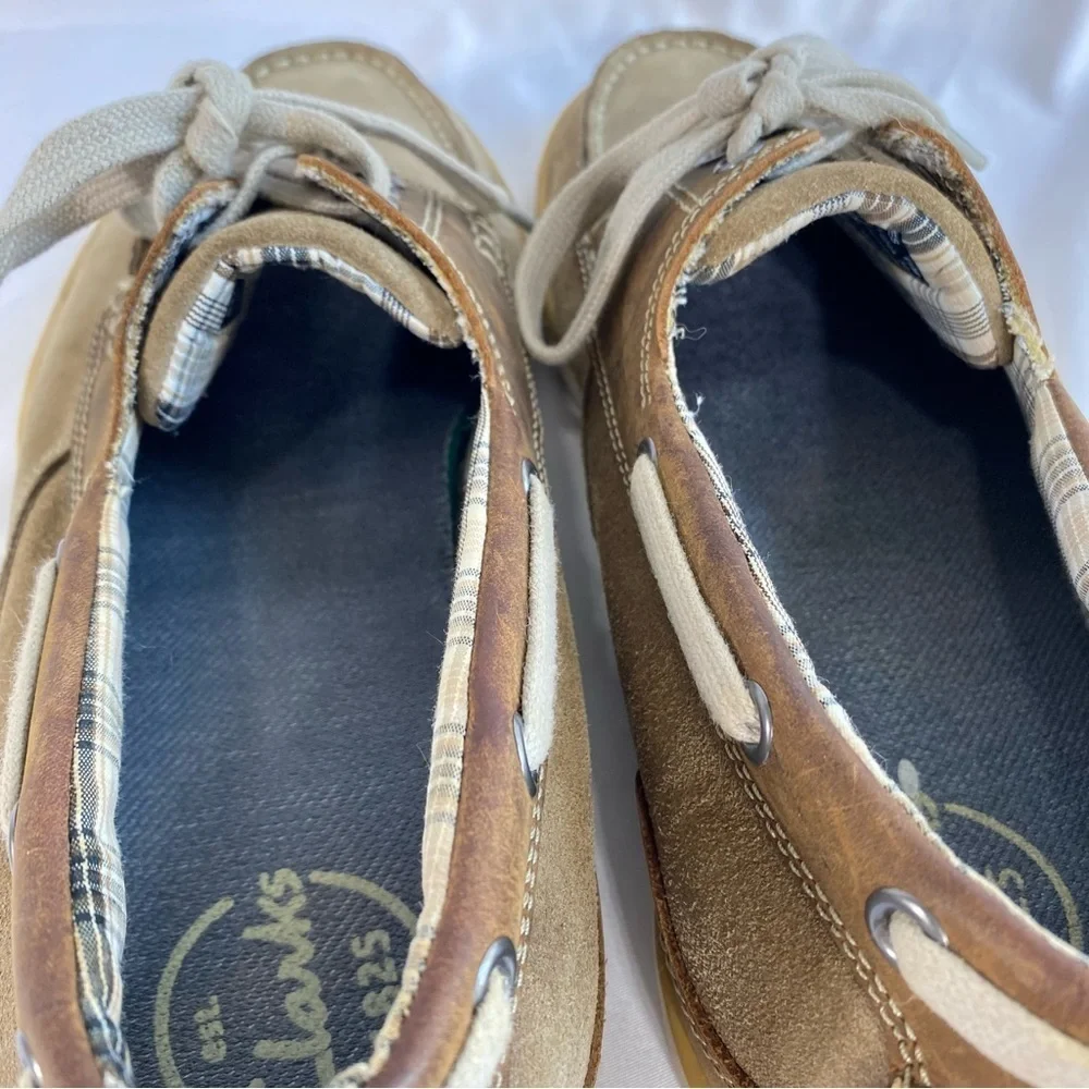 Clarks Men’s Jax Leather Suede Boat Shoes